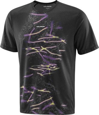 Salomon Heren-T-shirt met korte mouwen, model Core Regular (Zwart)