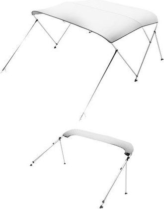 OEM Toldo Bimini Para Barco De 3 Arcos, Poli&eacute;ster 600d Con Estructura De Aleaci&oacute;n De Aluminio, Impermeable, Protecci&oacute;n Solar, Con Bolsa De Almacenamiento,