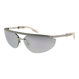 GCDS Silver Metal Sunglasses