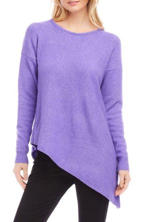 Karen Kane Asymmetric Sweater in Lav at Nordstrom, Size X-Small