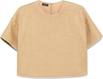 Akris Blusa squadrata - Marrone