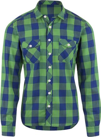 Generic Flannel Shirt Checked Shirt for Men Plaid Shirts Cotton Lumberjack Regular Fit Long Sleeve Casual Plaid Shirts Cotton Button Down Loose-Fit Collared A