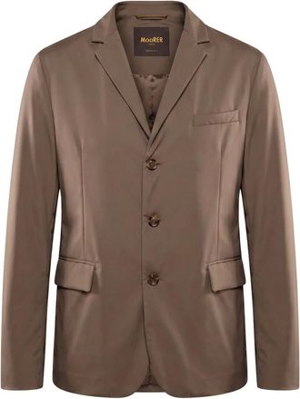 Moorer Heren, Jassen, Bruin, Maat: 2XL Poliester