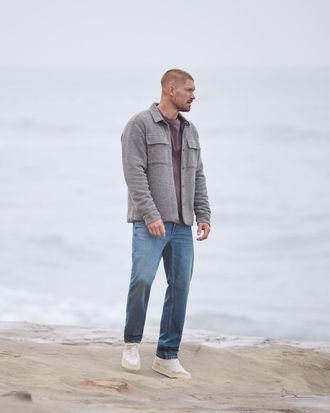 Vuori Clothing Plymouth Wool Shirt Jacket | Heather Grey | Medium