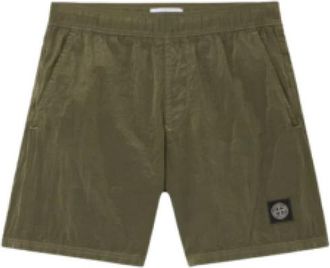 Stone Island Accessoires - Heren - Korte Broeken - Groen - 2XL - Korte Broeken