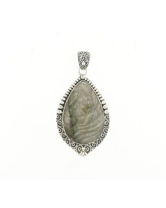 Samuel B. Silver 35.30 Ct. Tw. Labrodite Pendant