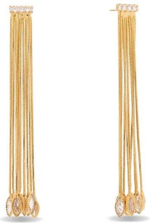 Eye Candy Los Angeles Renata Fringe Earrings in Gold at Nordstrom Rack