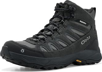 Oboz Footwear Sawtooth Ascent Mid B-dry Mens Hiking Boots Charcoal : 11.5 D - Medium, Leather