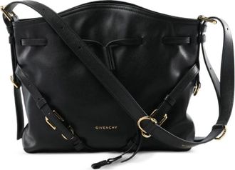 Givenchy Kleine Voyou Bucket Bag - Dames - Schoudertassen - Zwart - ONE Size - Nylon - Tassen