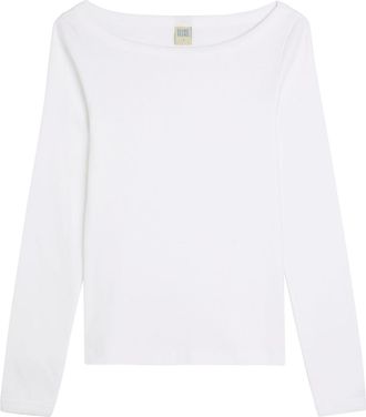 Flore Flore Flore Flore Steffi Cotton T-shirt - White - S (UK8-10 / S)