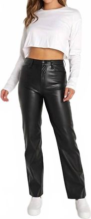 Pistola Denim Cassie Super High Rise Straight Jeans In Slate Black