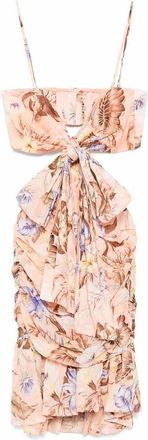 Zimmermann Coco Bow Front Mini Dress