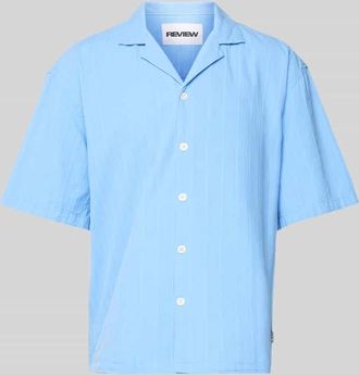 Review Regular Fit Freizeithemd mit Reverskragen in Hellblau, Gr&ouml;&szlig;e XL