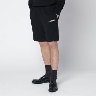 Burberry Black logo shorts