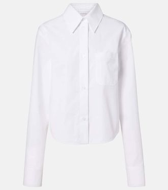 Sportmax Ceppo cotton-blend poplin shirt