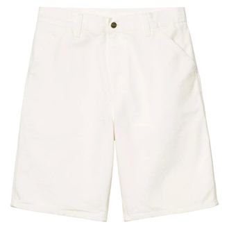 Carhartt Work in Progress Single Knee Short - male - Carhartt Wip - Casual Shorts - White - W31 - Shorts
