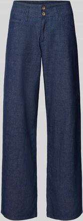 Brax Brax Wide Leg Jeans aus Baumwoll-Mix Modell STYLE.MAINE in Dunkelblau, Gr&ouml;&szlig;e 40K