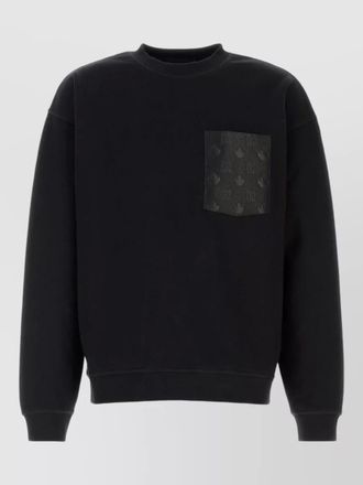 Dsquared2 cotton sweatshirt crew neck front pocket