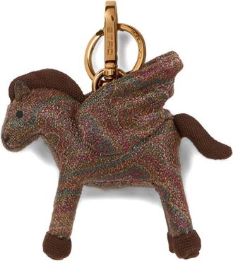 Etro Ciondolo per borsa Pegaso - Marrone
