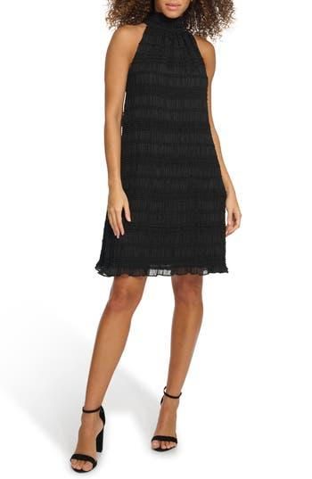 Kensie Shirred Sheath Dress in Black at Nordstrom Rack, Size 10