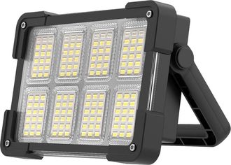 OEM Lampe De Travail Led - 144 Led - Lentille R&eacute;glable - Batterie 6000 Mah Rechargeable - 4 Modes Dont Sos - Pour Atelier Garage Camping Secours - 160 X 4