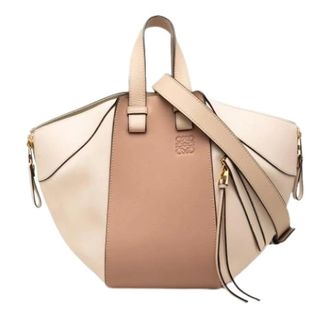 Loewe Pre-owned Hammock - Dames - Pre-owned - Beige - Maat: ONE Size Leer
