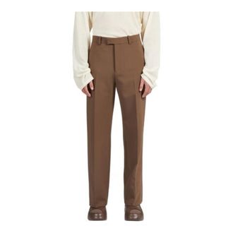 Ferragamo Flat Front Tailored Trousers, Brand Size 46 (Waist Size 30)