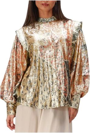 Mes Demoiselles... Dames, Blouses & Shirts, Veelkleurig, Maat: XS Linnen