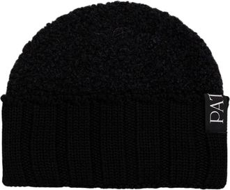 Patou Muts - Dames - Hoeden - Zwart - ONE Size - Wol - Accessoires