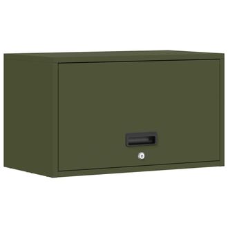 vidaXL Armario De Pared Para El Garaje Verde Oliva 60 X 33 X 35 Cm Vidaxl