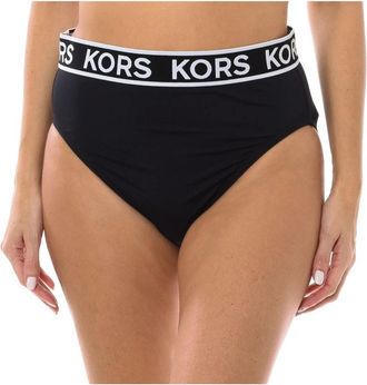 Michael Kors High-Waist Bikini Bottom - Dames - Bikinis - Zwart - XS - Badmode