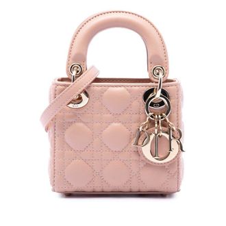Dior Pre-owned Dior Micro Lambskin Cannage Lady Dior Ladies XPS82XFZQXJ31TOX