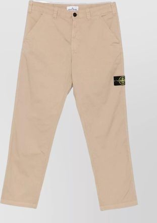 Stone Island cotton tapered cargo trousers