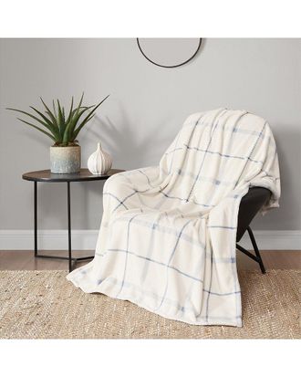 Lucky Brand Palmdale Plaid Cozy Plush Blanket