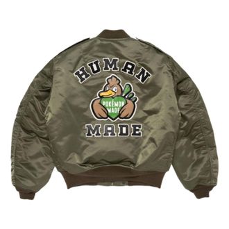 Human Made x Pokemon Made Padded Blouson Olivedrab XX31JK006
