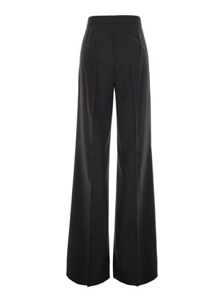 Max Mara Womens Trousers Brown Wool Blend