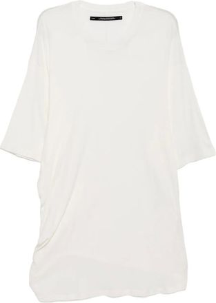 Julius T-shirt drappeggiata - Toni neutri