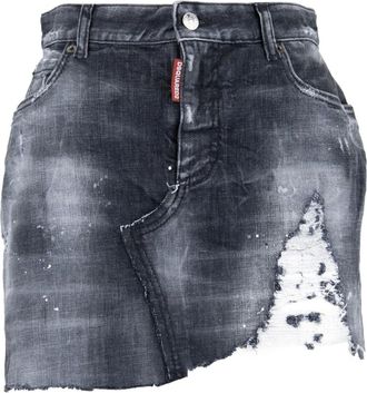 Dsquared2 Dames, Rokken, Grijs, Maat: XS Katoen