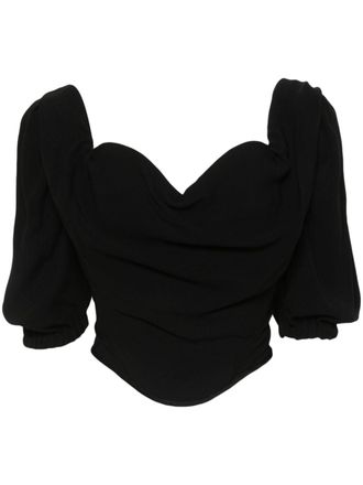 Vivienne Westwood Top Sunday in stile corsetto - Nero