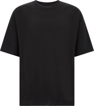 Thom Krom Black Solid Crew Neck T-Shirt