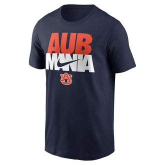 Nike Auburn Campus Local Madness Nike Mens College T-Shirt in Blue | N19941SAUN-U4C