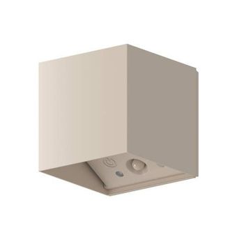 Calex Falerna Outdoor oplaadbare wandlamp - SMD - 150LM - 2700K - 5V - Dimbaar - Zand - 2-Pack