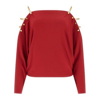 Marciano Dames, Blouses & Shirts, Rood, Maat: S Poliester