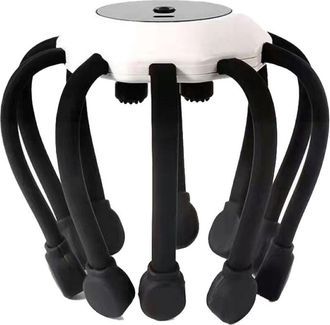 OEM Masajeador De Cabeza Totalmente Autom&aacute;tico, Relaja La Cabeza, Favorece El Drenaje Linf&aacute;tico, Conectividad Bluetooth, Cuatro Antenas Negras, Versi&oacute;n Es
