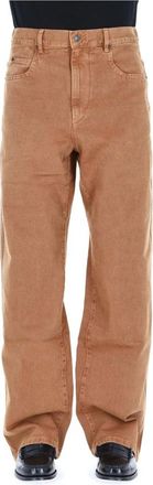 Isabel Marant Jameson Overfit Jeans - Heren - Loose Fit Jeans - Bruin - W33 - Jeans