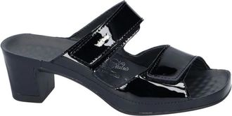 Vital JOY Heeled Mule - Dames - Muiltjes - Zwart - 37 EU - Leer - Schoenen