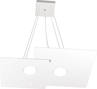 Top-Light Lampadario Moderno Top Light Echo 1161 S2 Gx53 Led Metallo Bianco Sospensione