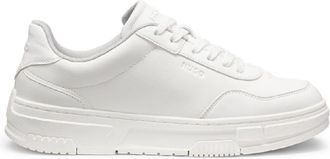 HUGO BOSS Hugo Mens Yarrow Tenn Low Top Lace-Up Sneakers in White - Size UK 12
