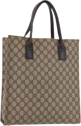 Gucci Pre-owned Tote Bags, female, Beige, Size: ONE SIZE Pre-owned Vintage Tote Bag
