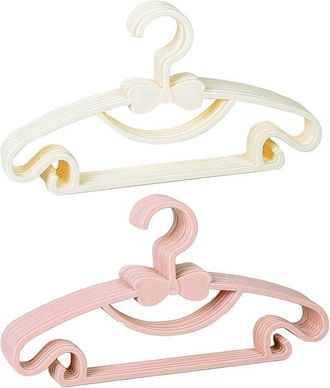 No Brand 10 Perchas Para Ropa De Beb&eacute;, Perchas Para Ropa Infantil, Perchas De Pl&aacute;stico Para Beb&eacute;s, Perchas De Pl&aacute;stico Para Camisetas, Su&eacute;teres Y Pantalones De